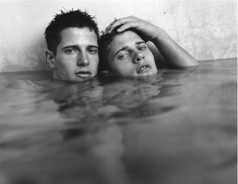 Carlson Twins in Water Up To Their Heads