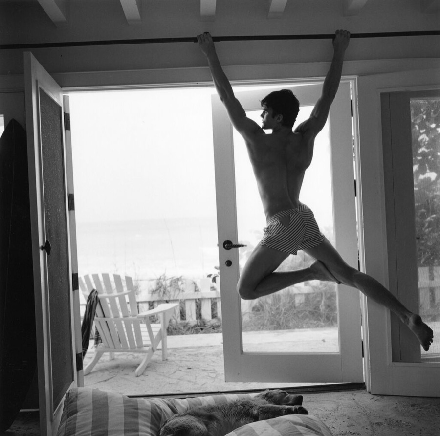 Peter just hanging around the house, Golden Beach, Florida