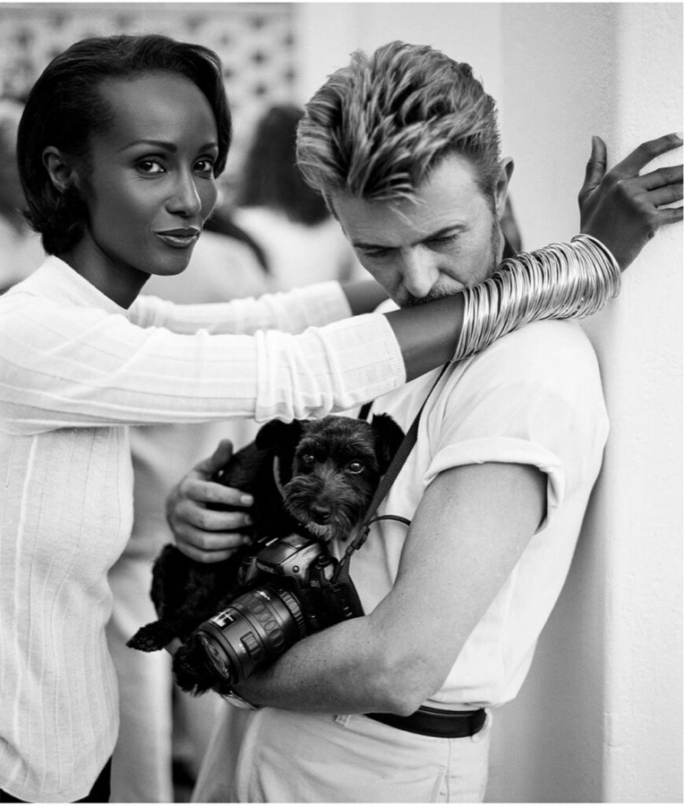 Iman and David Bowie , Cape Town, South Africa