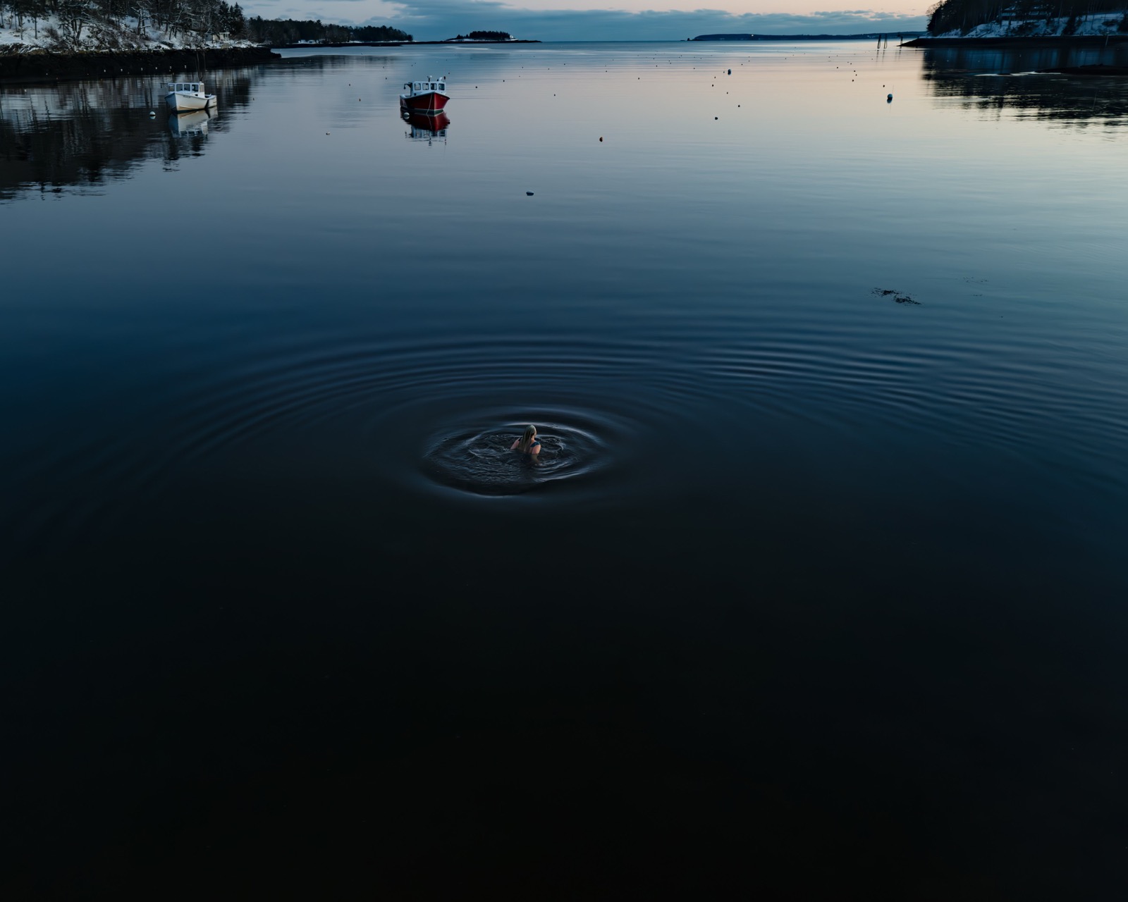 January Swim, Rockport