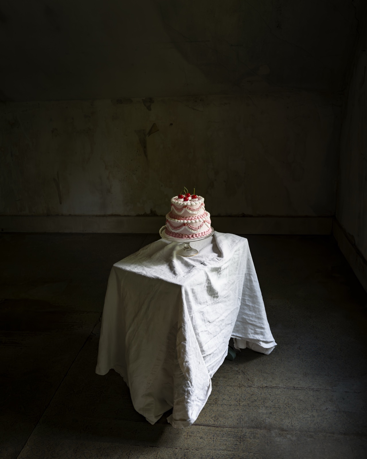 Two-Tiered Pink Layer Cake, Camden