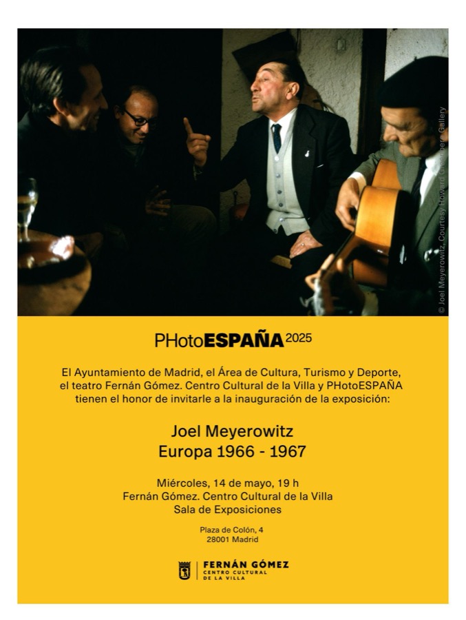 Joel Meyerowitz at PhotoEspaña 2025: Europa 1966-1967