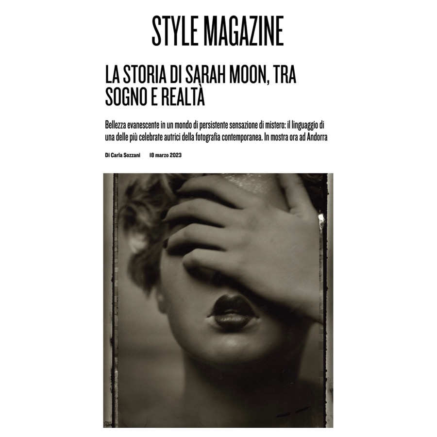 La storia di Sarah Moon, tra sogno e realtà