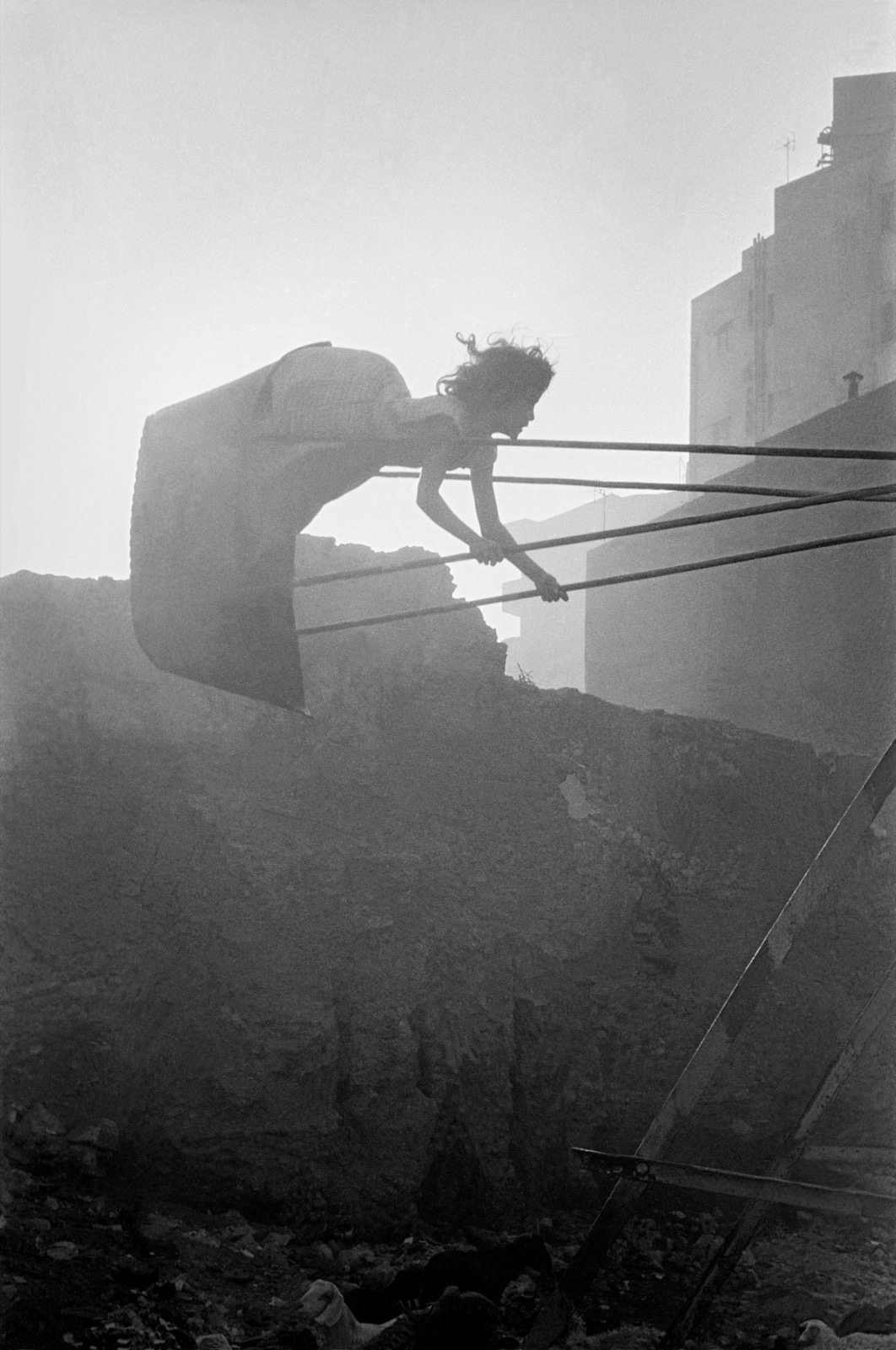 Swinging girl, Cairo, Egypt
