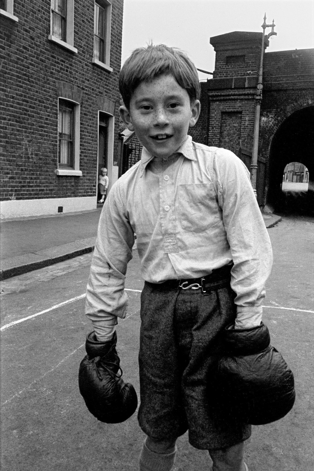 Boxing boys, Lambeth, London