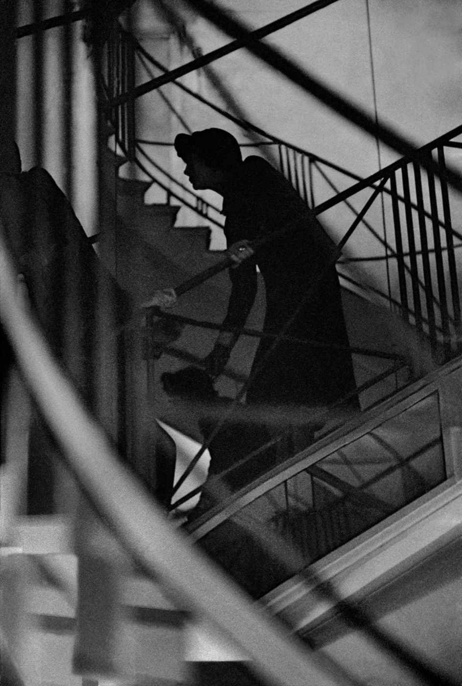 Coco Chanel watching her fashion show, Paris
