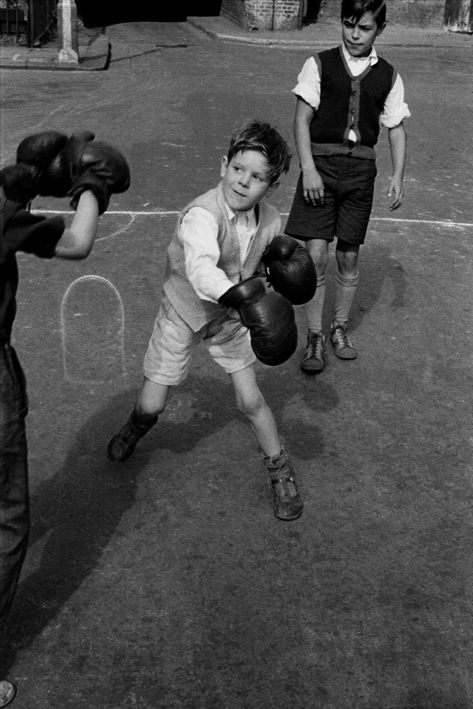 Boxing boys, Lambeth, London
