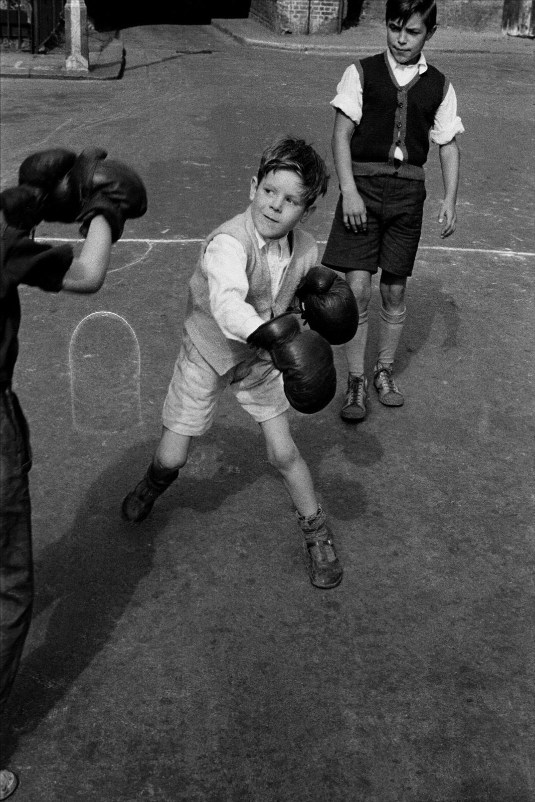 Boxing boys, Lambeth, London