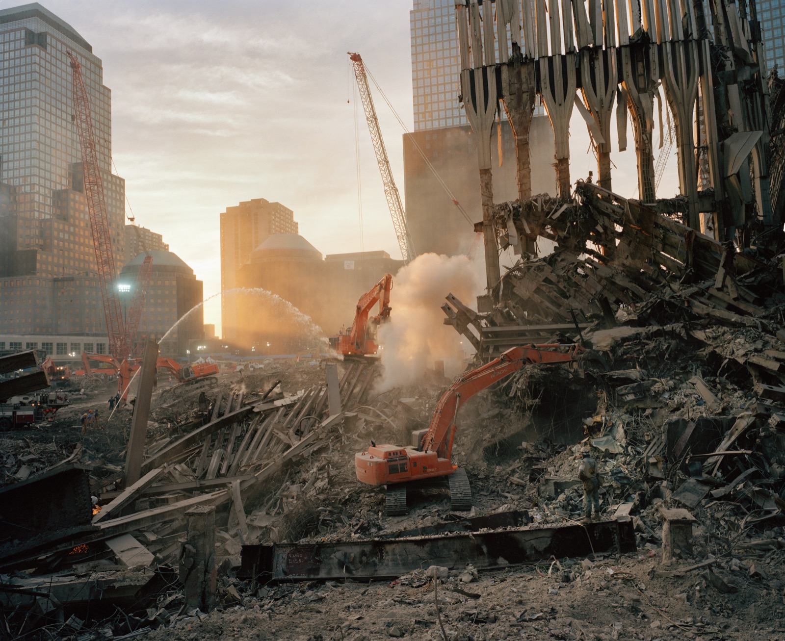 Inside the Pile, Looking West, New York City