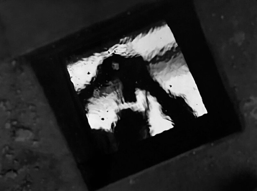 Self-portrait in a mercury mine , Almaden