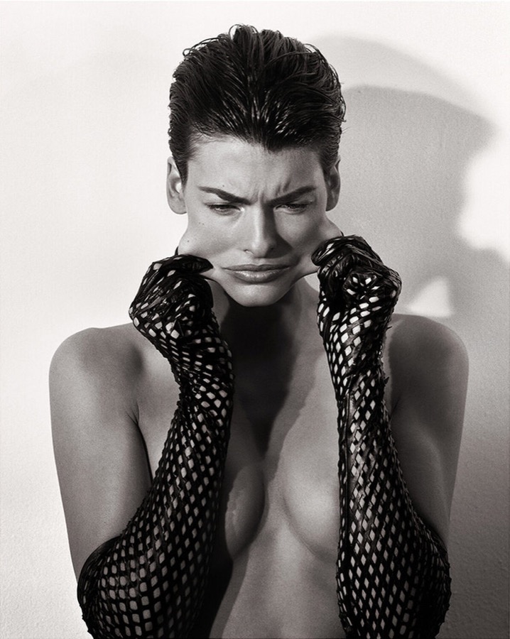 Pulling Face, Linda Evangelista