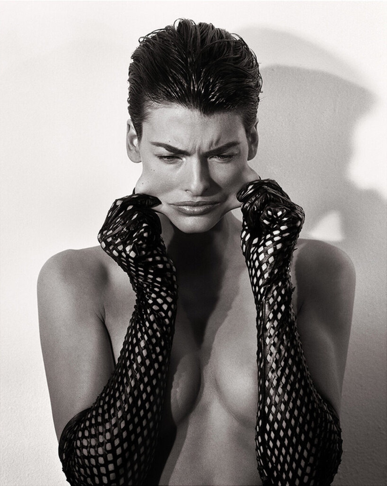 Pulling Face, Linda Evangelista