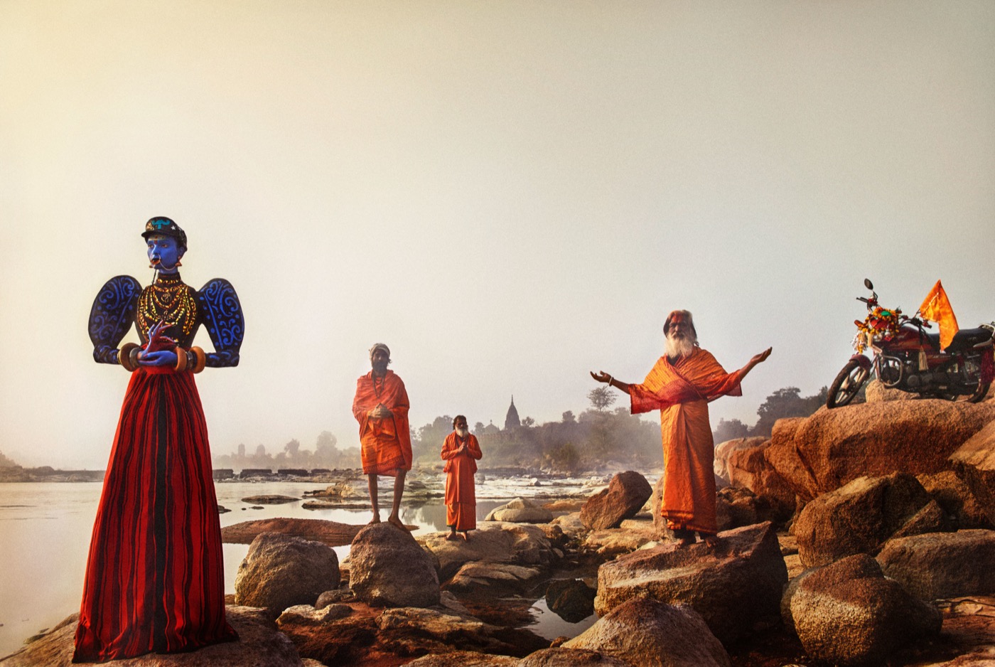 Charlee & Sadhus, India