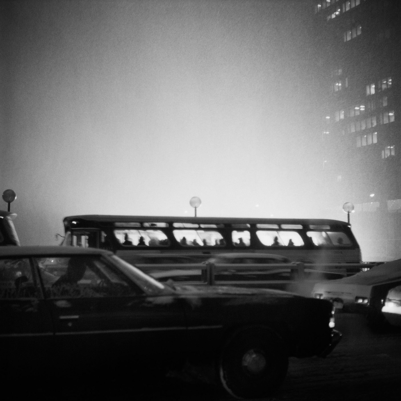 Bus at Dusk