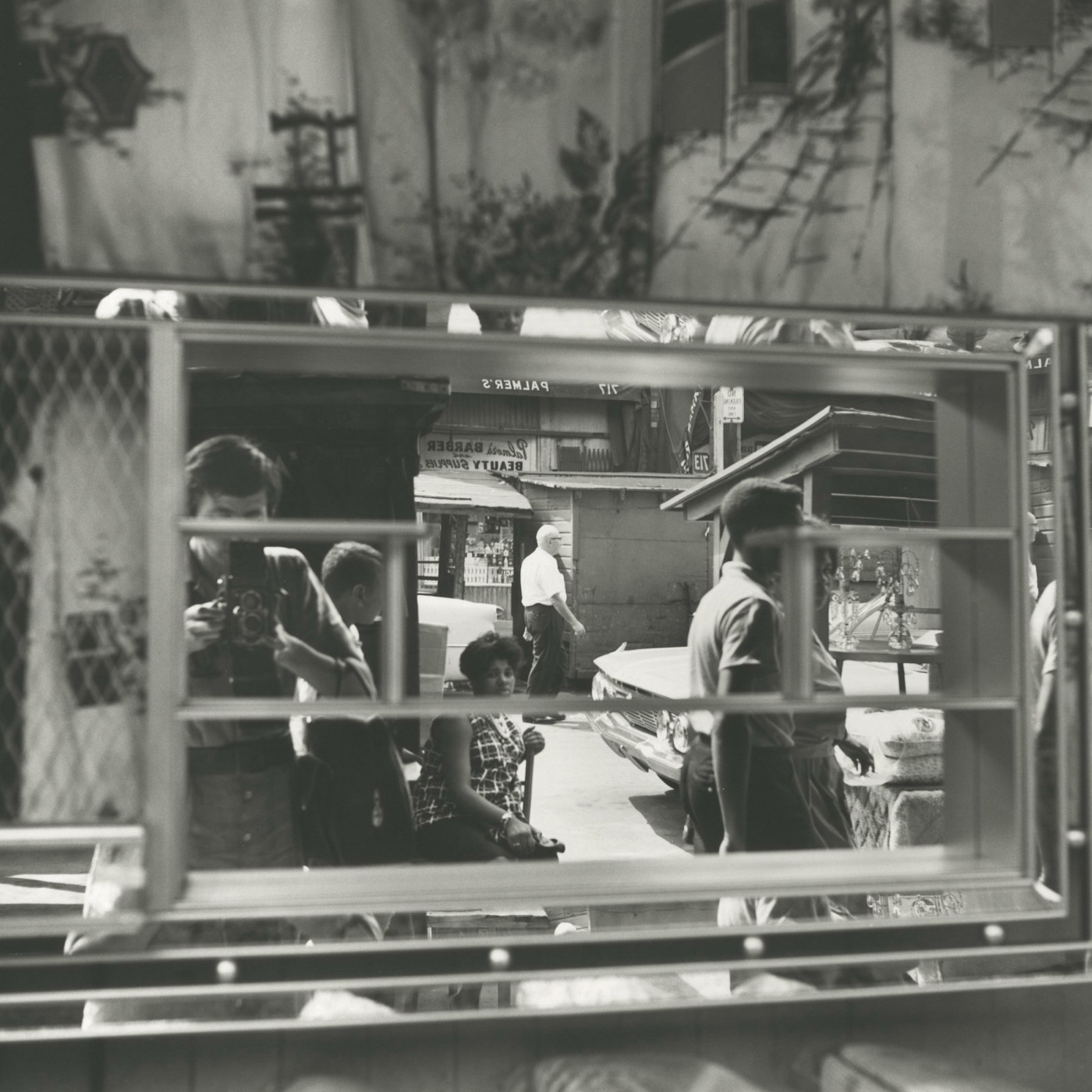 Self-portrait, Halsted Street, Chicago, August 25