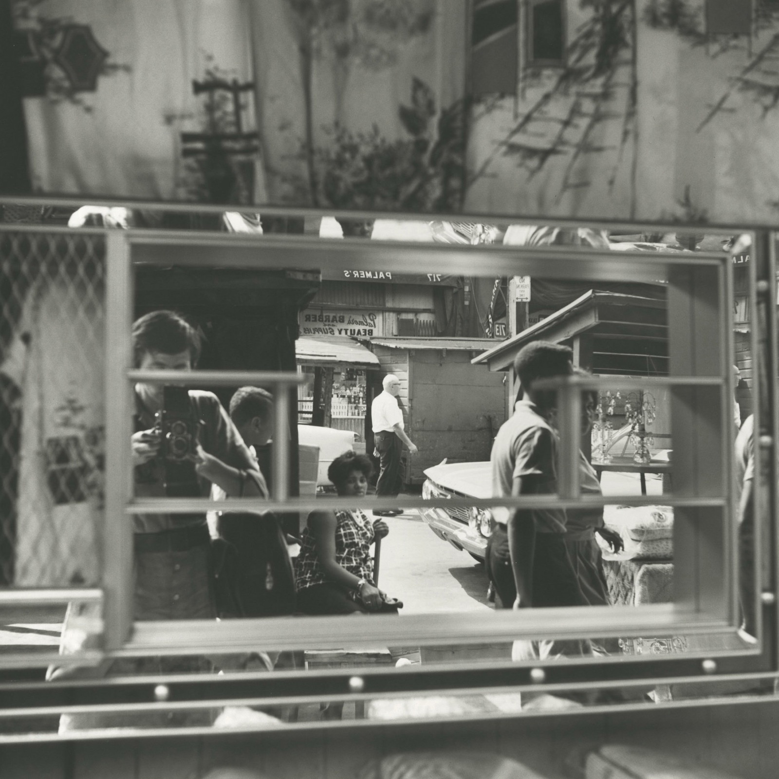 Self-portrait, Halsted Street, Chicago, August 25