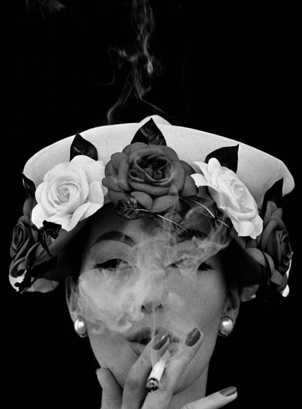 Hat and Five Roses, Paris (Vogue)